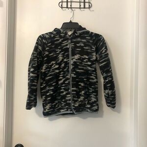 Eddie Bauer Kids Camo‎ Fleece Jacket Size Small 7/8